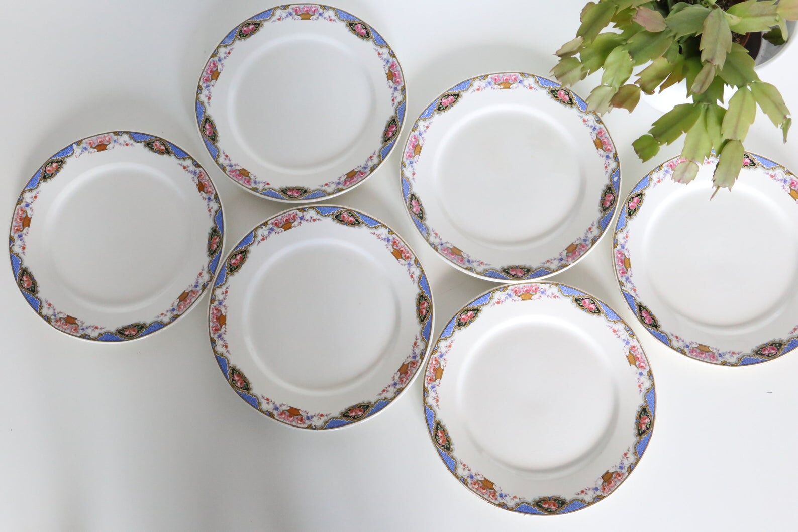 Set de 6 assiette à dessert Digoin