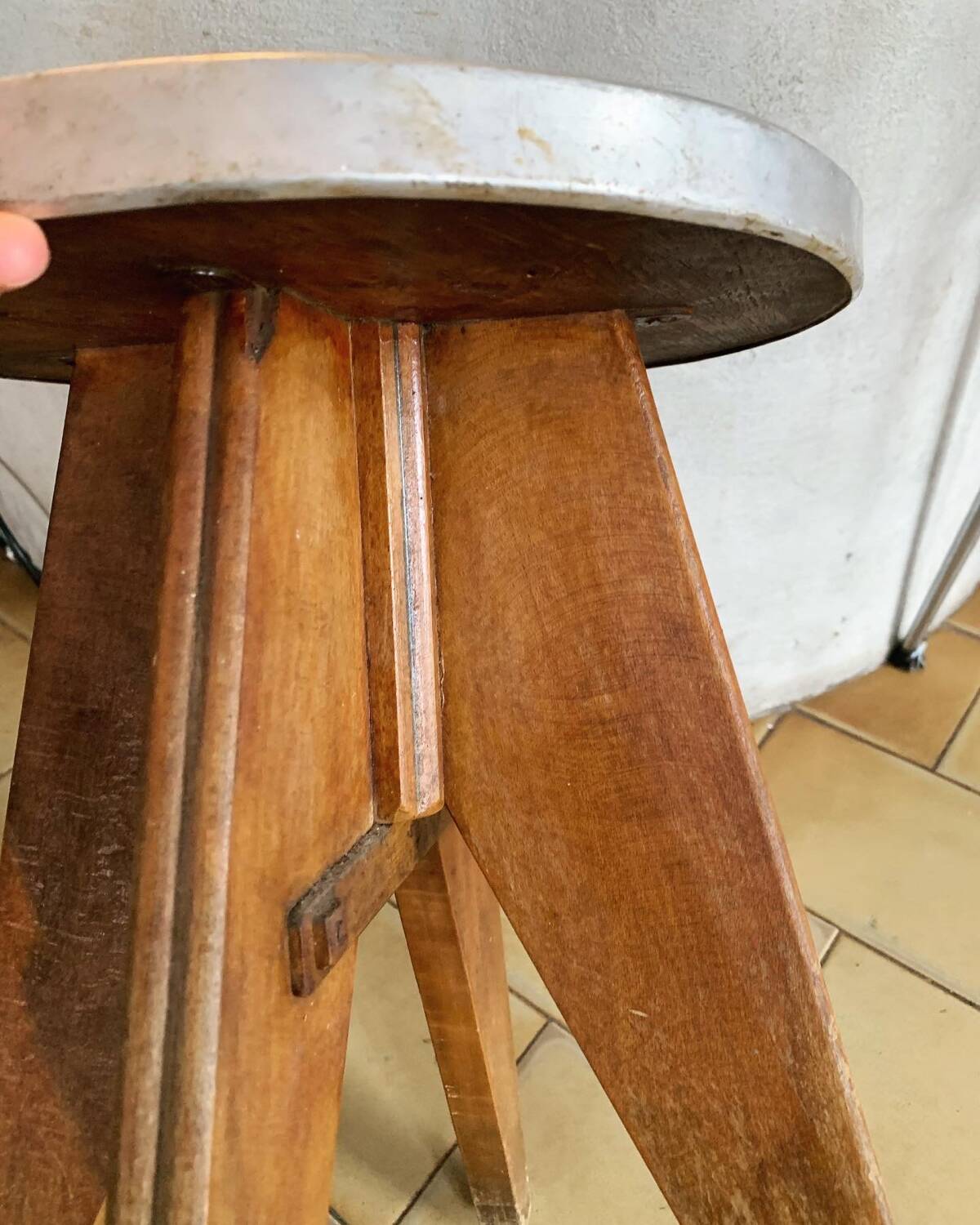 Handcrafted stool