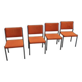 4 x Abraham Polak AP Originals chairs by Hein Salomonson 1960s
