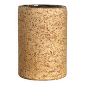 Textured ceramic vase