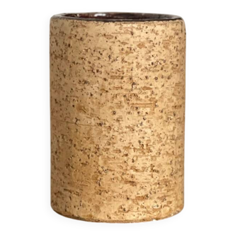 Vase en céramique texturée