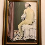 Painting reproduction of the bather by Jean Auguste Dominique Ingres