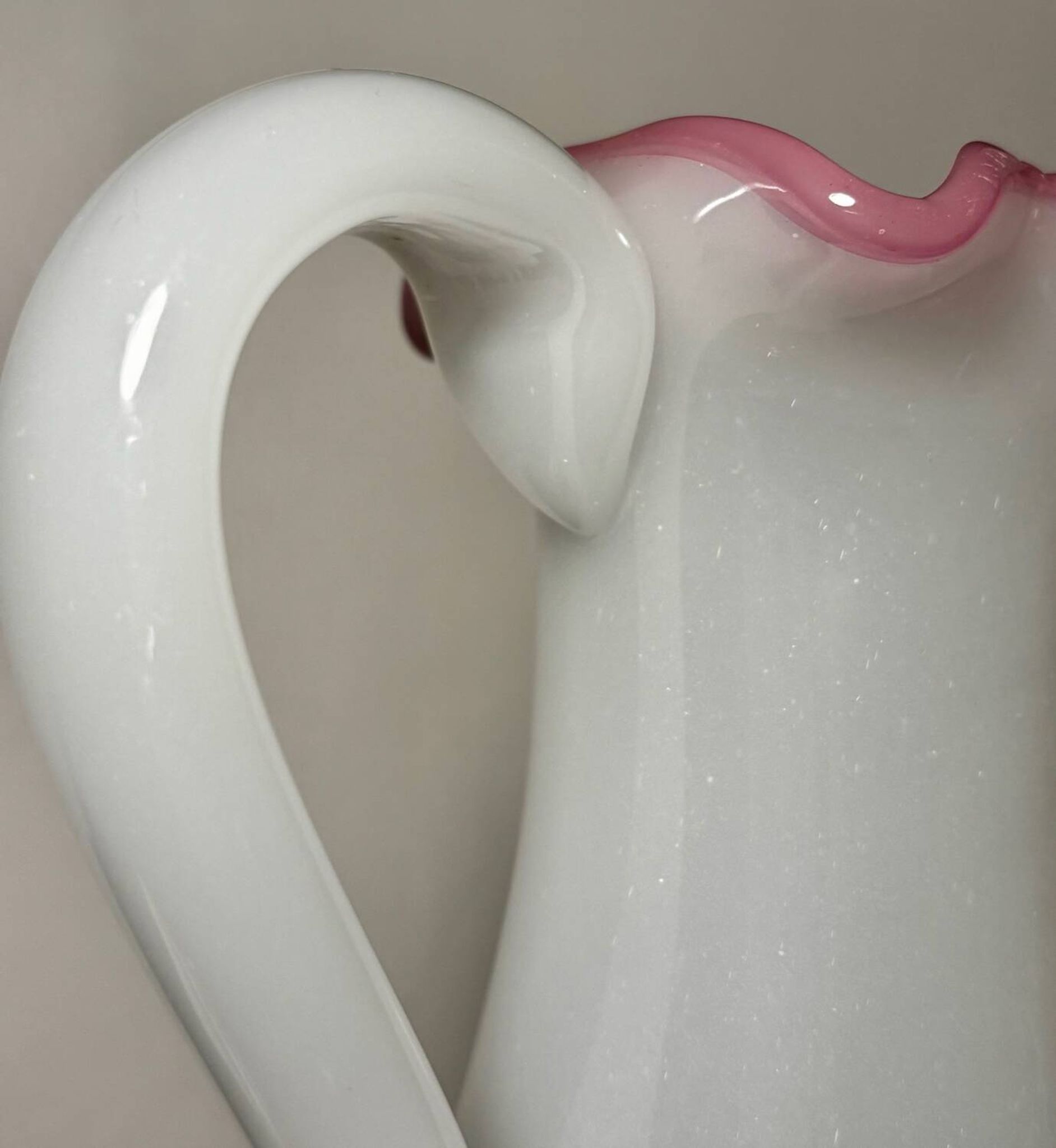 Pichet Opaline Baccarat / Saint Louis 19ème siècle