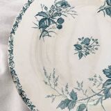 Badonviller serving plate blackberry decor