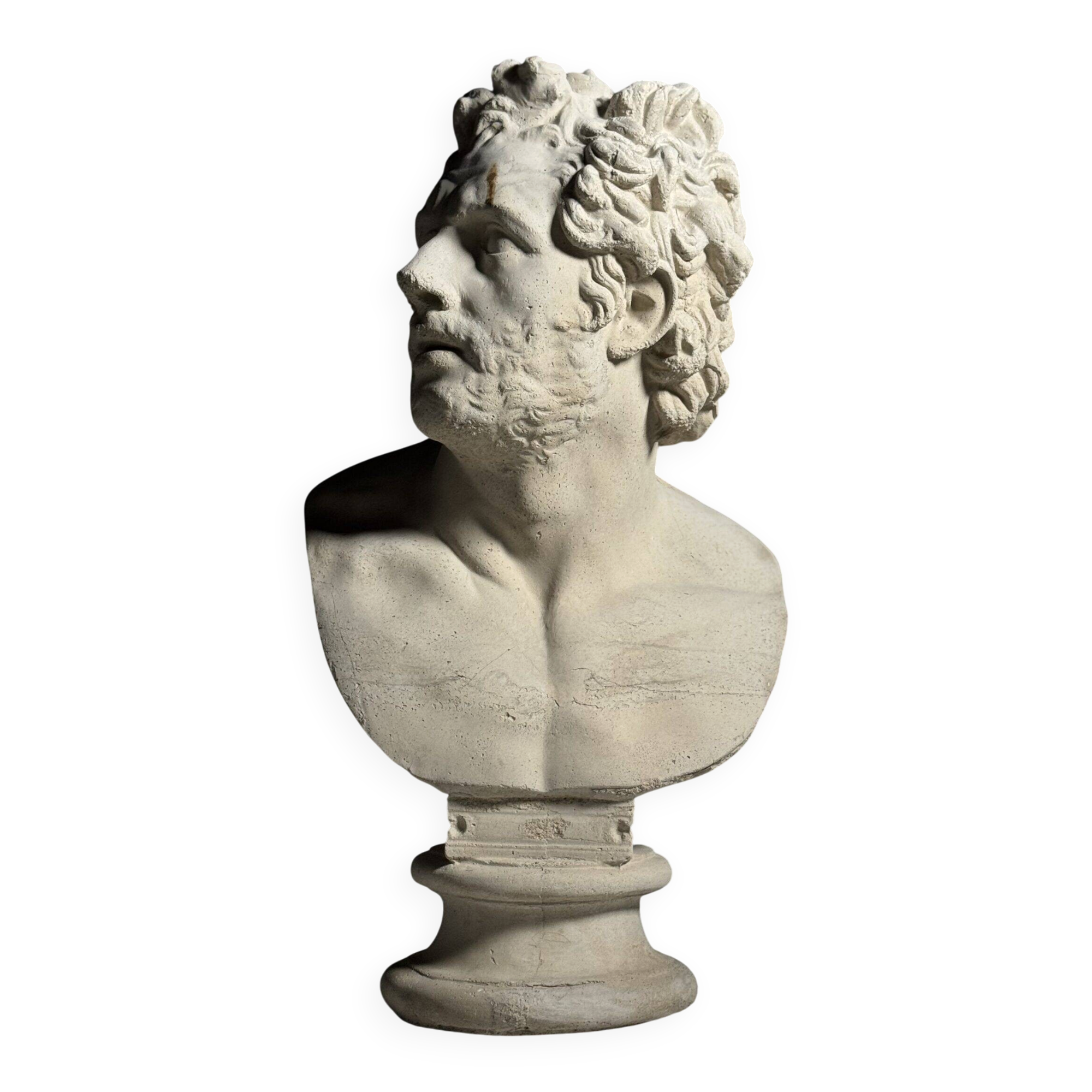 Concrete bust companion of Odysseus