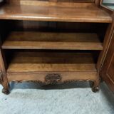 Louis XV style oak display case