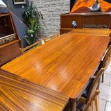 Vintage Scandinavian set – extendable table & 6 chairs