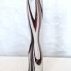 Purple and White Murano Glass Vase “Wave” by Carlo Moretti, Italy 1970s