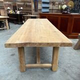 Very large solid oak farm table