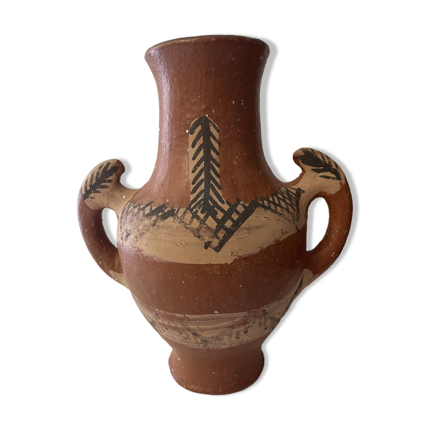 Jar Algeria, limestone and aluminum twentieth century