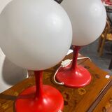 Two table lamps from the Swiss manufacturer Temde based on a design by E.