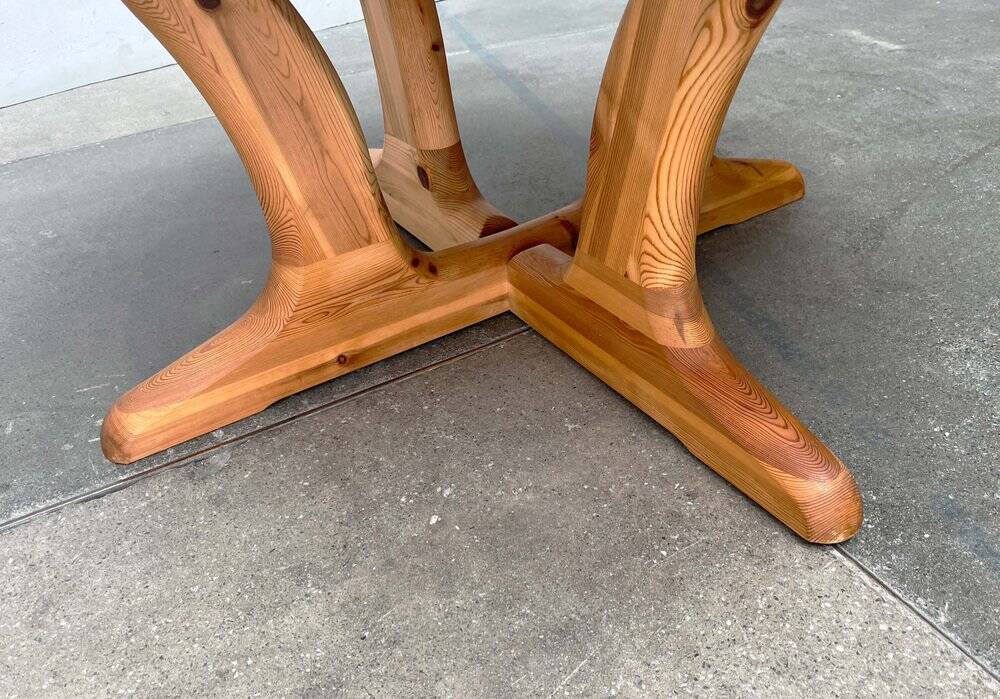 Vintage pine coffee table by Burchardt Nielsen, 1970s.