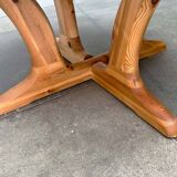 Vintage pine coffee table by Burchardt Nielsen, 1970s.