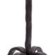 7-branch wrought iron Menorah candle holder, 1950s