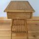 Rattan bedside table