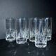Set of 8 AVIGNON juice or whisky longdrink glasses in Saint-Louis crystal 16cm Ht