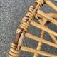 Fauteuil corbeille rotin
