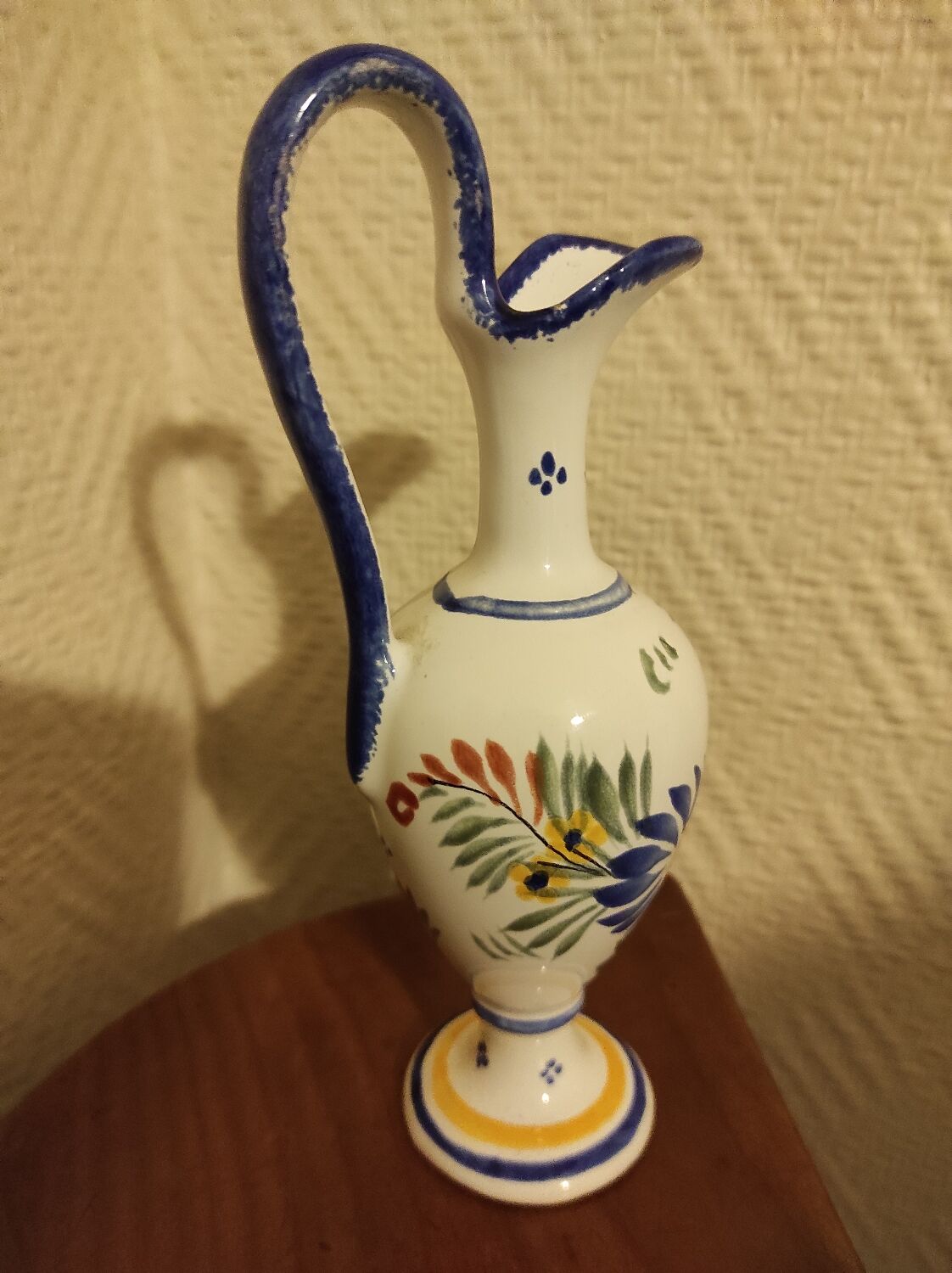 Breton HB Quimper ewer