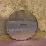 Round barber mirror