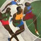 Affiche originale Jacob Lawrence (1917-2000) Olympische Spiele München, 1972