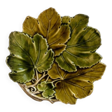 Old vine leaf slip dish