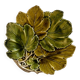 Old vine leaf slip dish