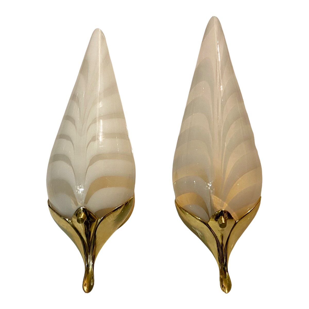 Italian murano glass wall lights