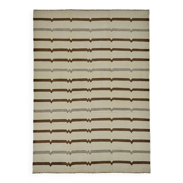Tapis Kilim tribal contemporain
