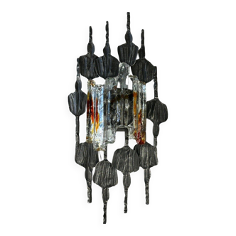60s 70s Brutalist wall lamp Tom Ahlström & Hans Ehrlich Wall Sconce