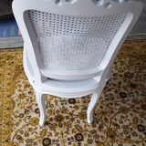 Pair of Louis XV style canned chairs