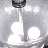 Mid-Century Murano Pulegoso Glass Lantern by Seguso, 1950s