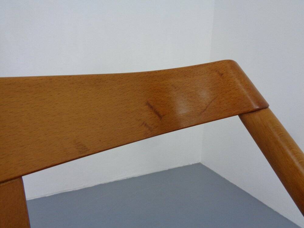 Mid-Century Tripod Beech Chair, 1960s