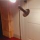 Floor lamp, reading light with two spots from the 70s in chromed metal and brushed aluminum
