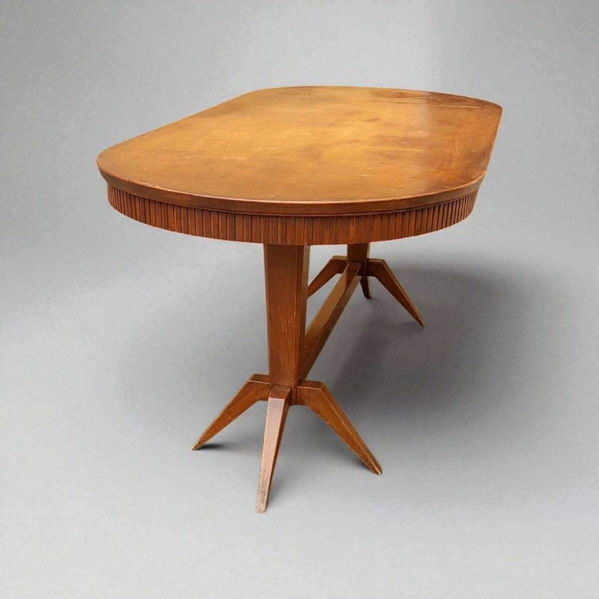 Large 50s design table, Italian made, 200 cm