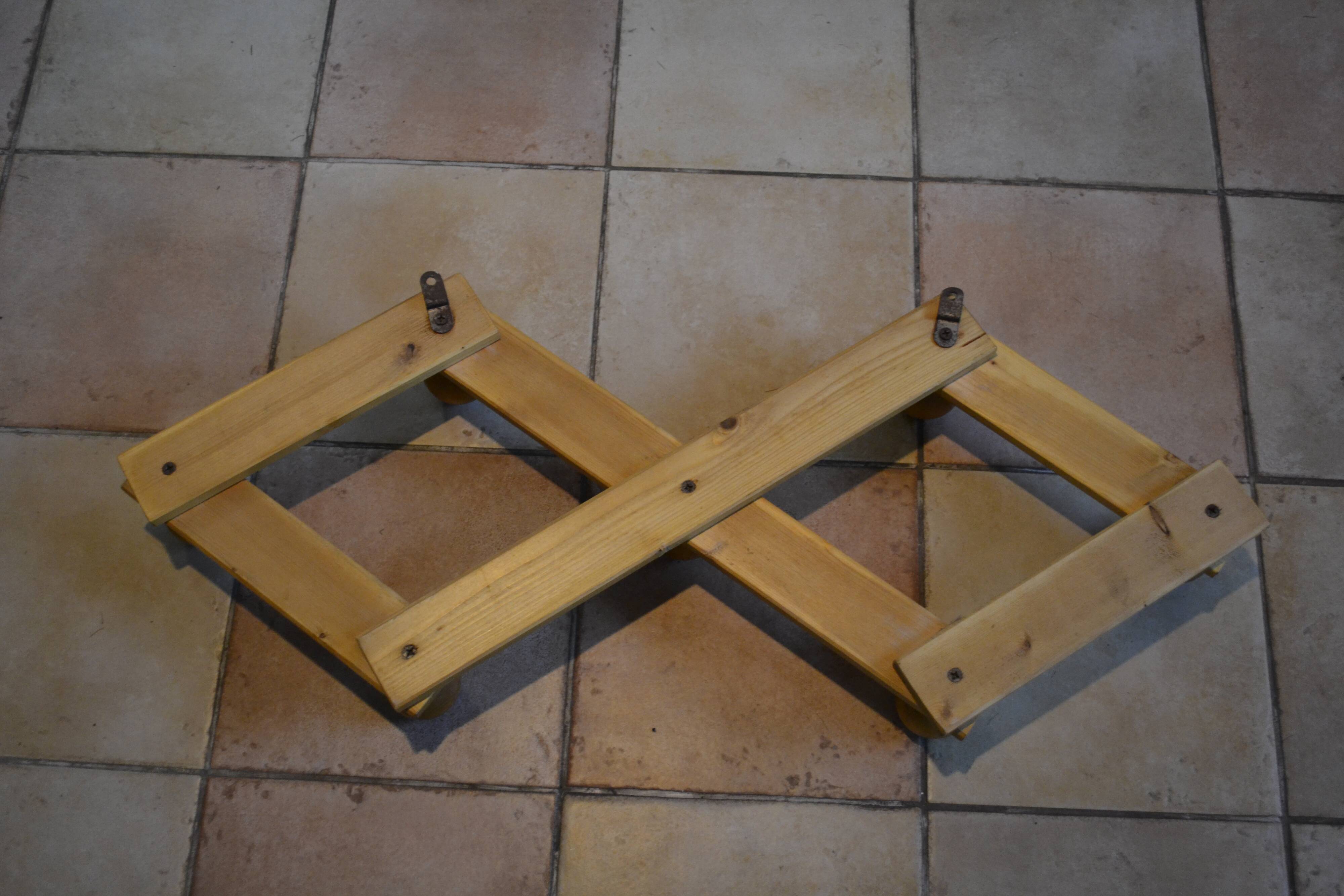 extendable wooden wall coat rack