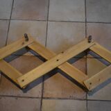 portemanteau mural extensible en bois