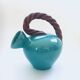 Art Studio Pottery Low Rope Decanter by Alexandre De Wemmel, Belgium, 1950s