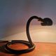 Large Black Adjustable Iconic Table Lamp Hebi, Isao Hosoe, Valenti Luce, 1970s