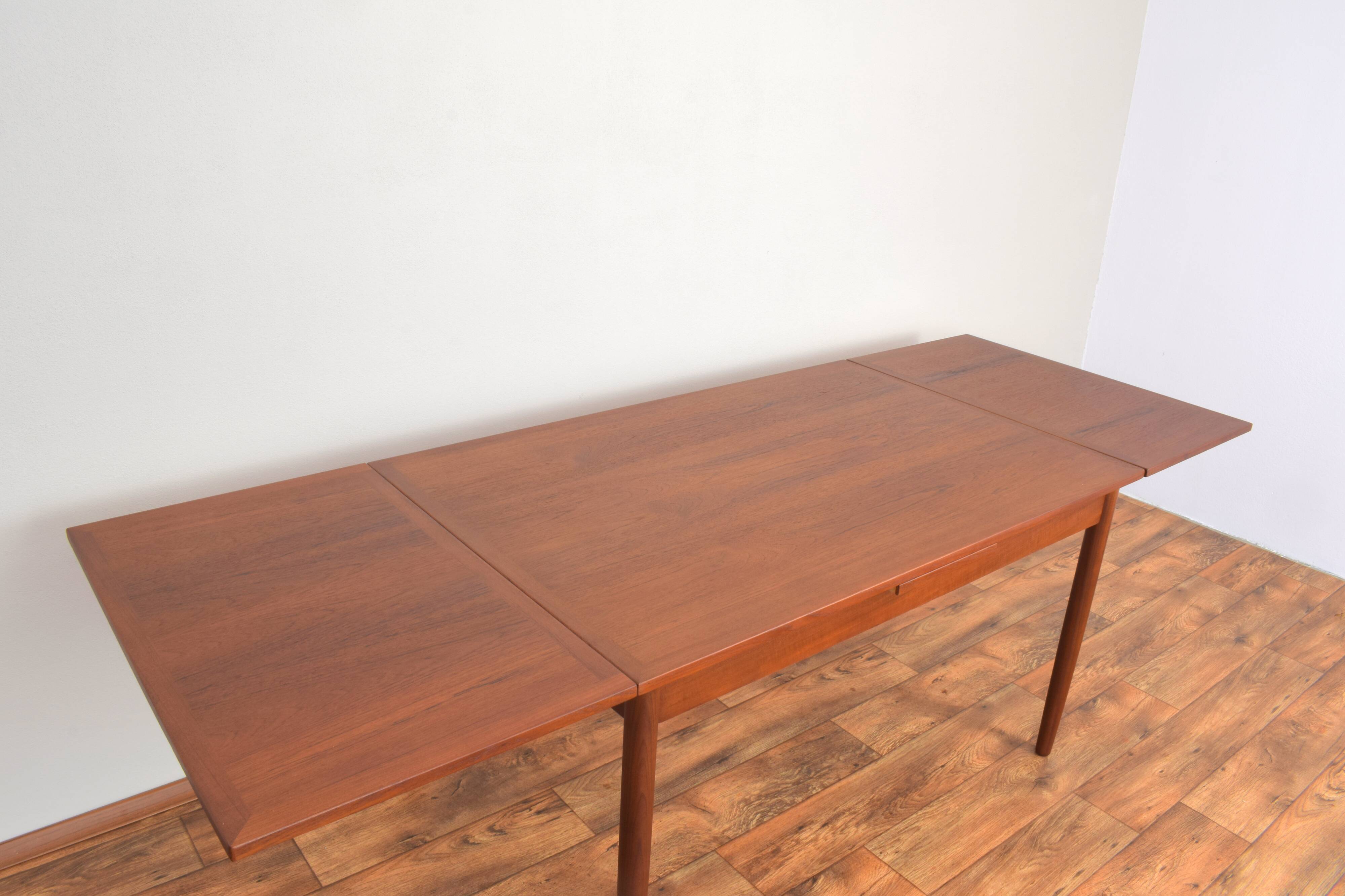 Danish teak extendable dining table