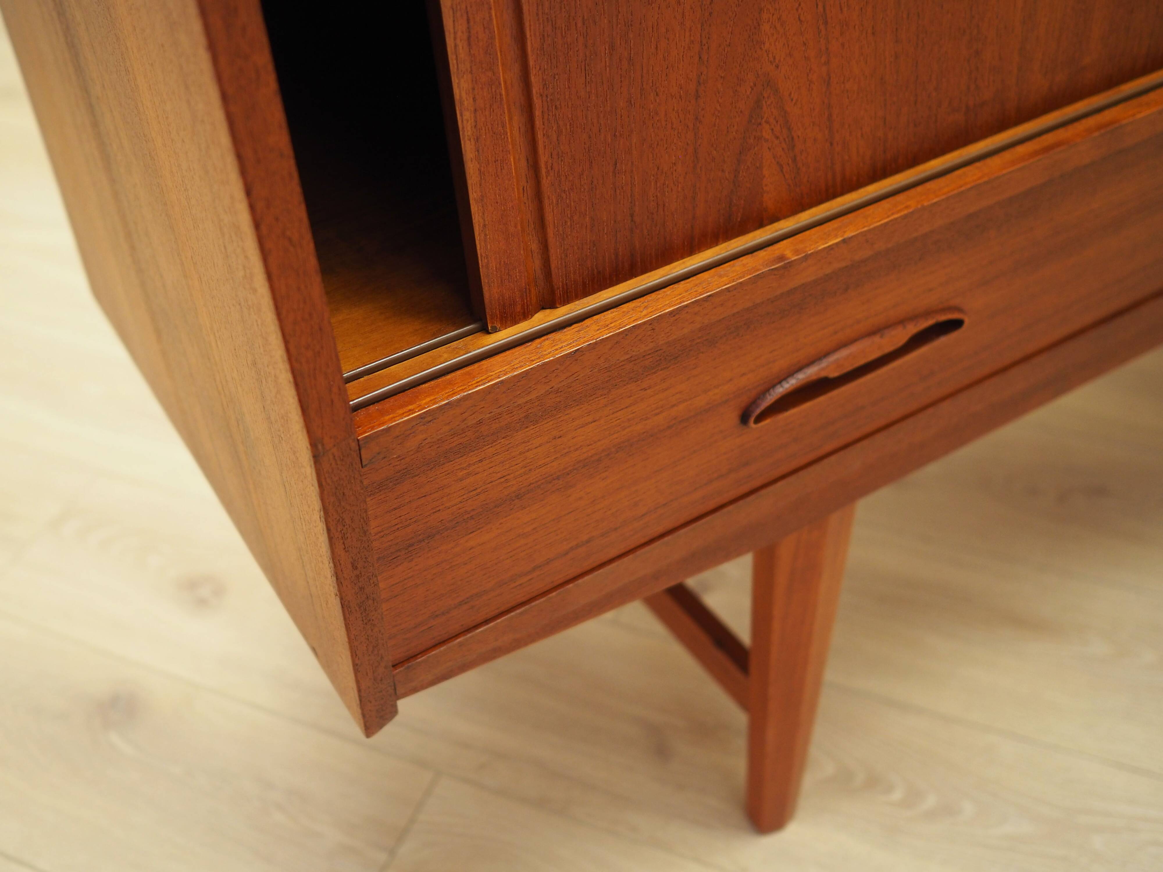 Teak highboard, Danish design, 1960s, production: Denmark