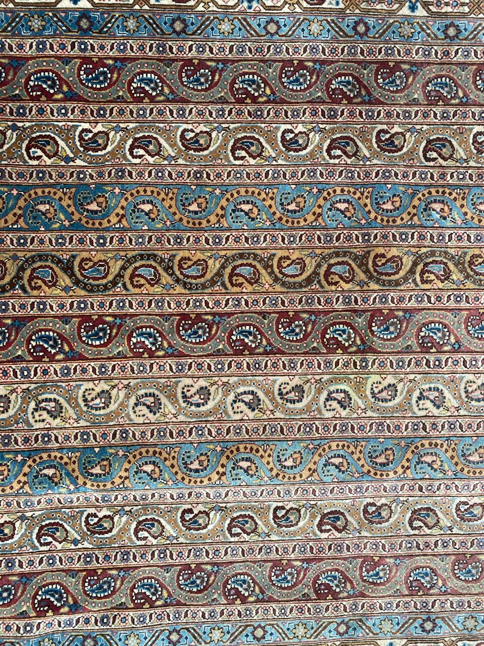 Old Persian Orient ghoom rug handmade 142x205 cm