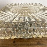 Vintage square glass ceiling light