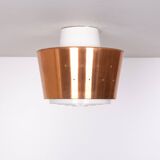 Lampe à suspension en laiton Fog & Mórup années 1960 Danemark