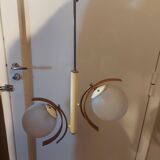 Vintage suspension lamp 50s