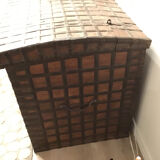 Old trunk in solid wood and ironwork