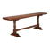 Antique walnut table with curved legs, Italy, 20th century.