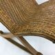 Vintage rattan rocking footrest