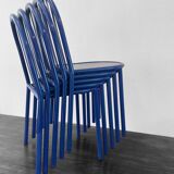 Lot de 4 chaises de Robert Mallet Stevens, édition des années 80