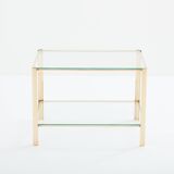 Bronze side table JT Lepelletier for Broncz circa 1960