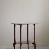 Danish side table / Pedestal with finely carved legs, early 20th century